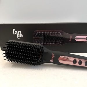 L’ange Le Vite Ceramic Straightening Brush, Black
